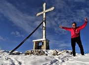 73  La mia prima salita  in Alben- Cima Croce (1978 m)  da Cornalba con neve e in solitaria
